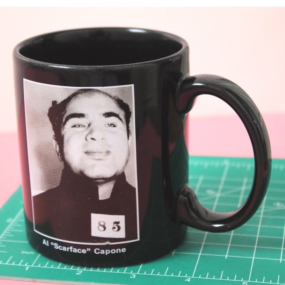 Golden Gate National Parks Al Scarface Capone Alcatraz Ceramic Mug Black 12oz